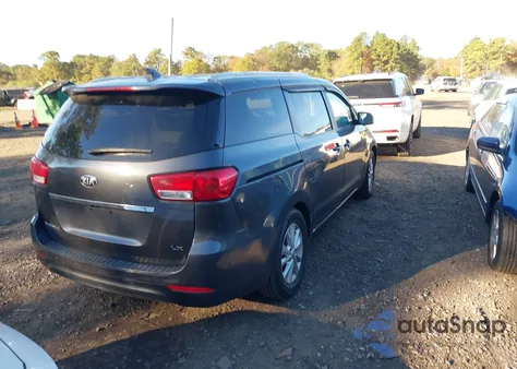 2016 Kia Sedona Lx из США, поврежденный, VIN KNDMB5C14G6142629